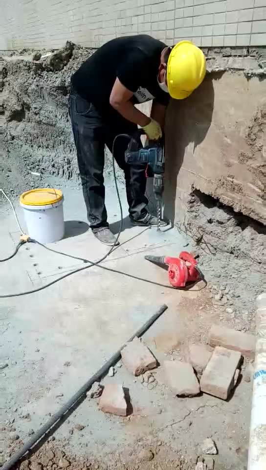萍乡新旧混凝土植筋连接加固